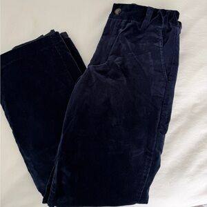 Janie and Jack Boys Navy Velvet Pants